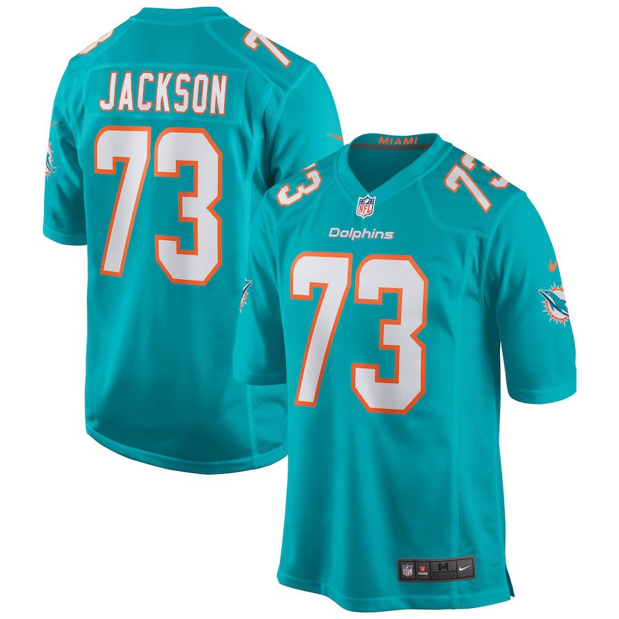 Men Miami Dolphins #73 Austin Jackson Nike Green Game NFL Jersey